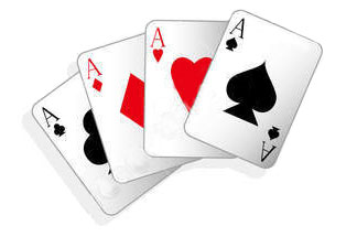 Карты для игры в покер.
